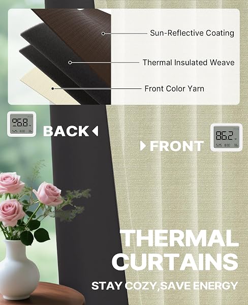 CREAM BLACKOUT CHENILLE PINCH PLEATED CURTAINS 40X84IN- ULTRA SOFT WRINKLE RESISTANT THERMAL INSULATED ROOM DARKENING DRAPES,NOISE REDUCING WITH ROMAN CLIPS,2 PANELS SET FOR BEDROOM/LIVING ROOM/OFFICE