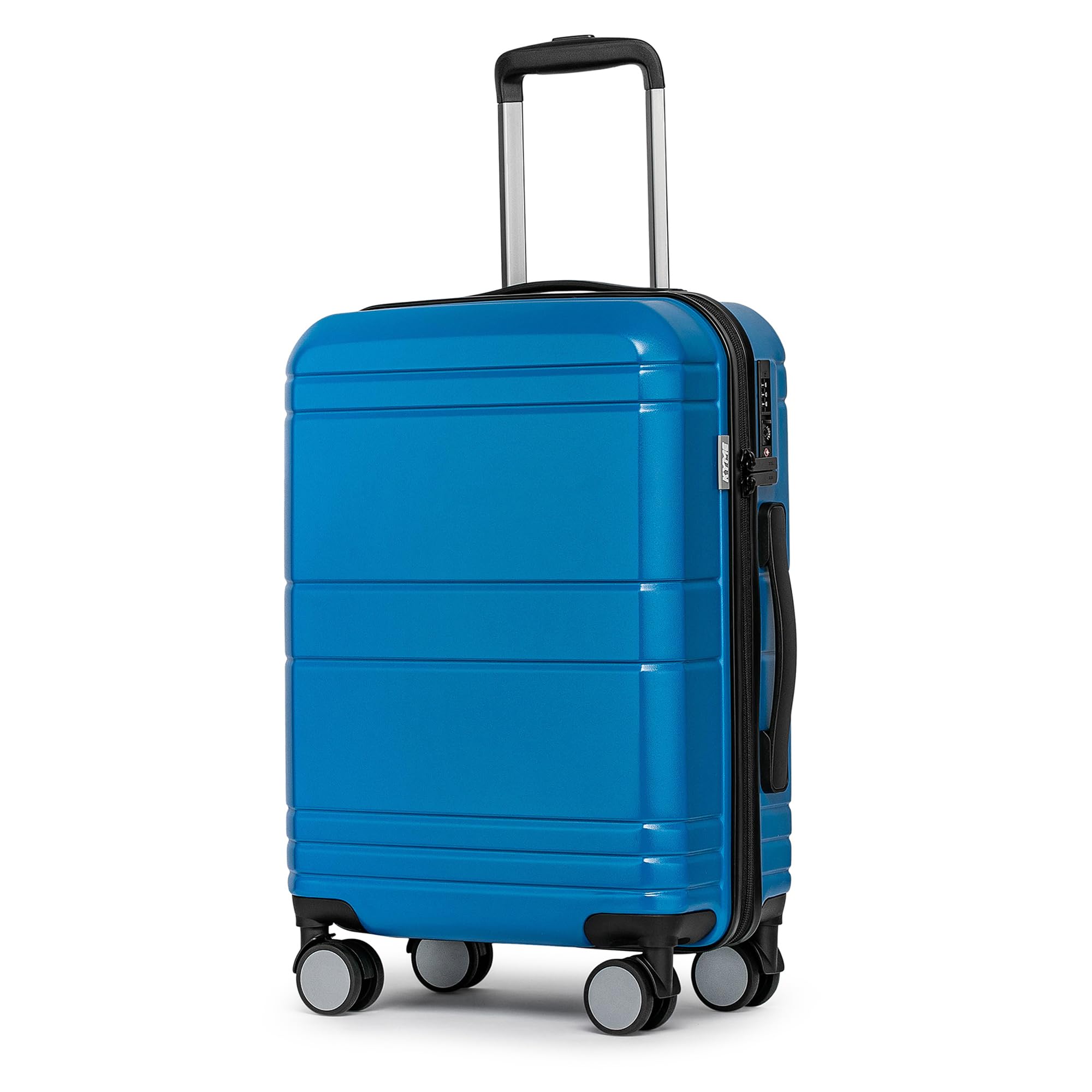 KYME Pink Carry On Luggage 22x14x9 Airline Approved Hardshell