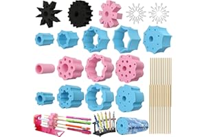 Openfly Cup Turner Foam Set, 6Pcs Detachable Tumbler Turner Inserts for 3/4 Inch PVC Pipe Cup Turner Spinner Foams for Tumbler Epoxy Pen Turner Attachment for 10 oz 12 oz 20 oz 30 oz Tumblers Crafting