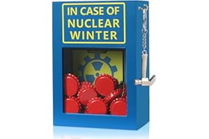 JULEASEL Funny Emergency Caps Stash w/ 30+ Red Caps, Funny Gag Gift Box w/Hammer | Hilarious Christmas Gift, Unique Birthday Gifts, Funny Stocking Stuffers for Men and Women