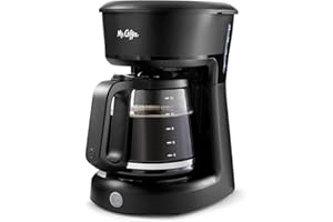 Mr. Coffee 12 Cup Switch Coffee Maker, Coffee Machine with Grab-a-Cup Auto Pause, Black