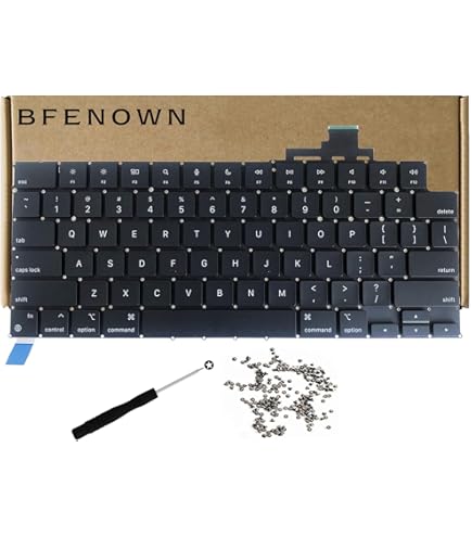 ICTION New US Layout Keyboard Replacement for MacBook Air 13.6