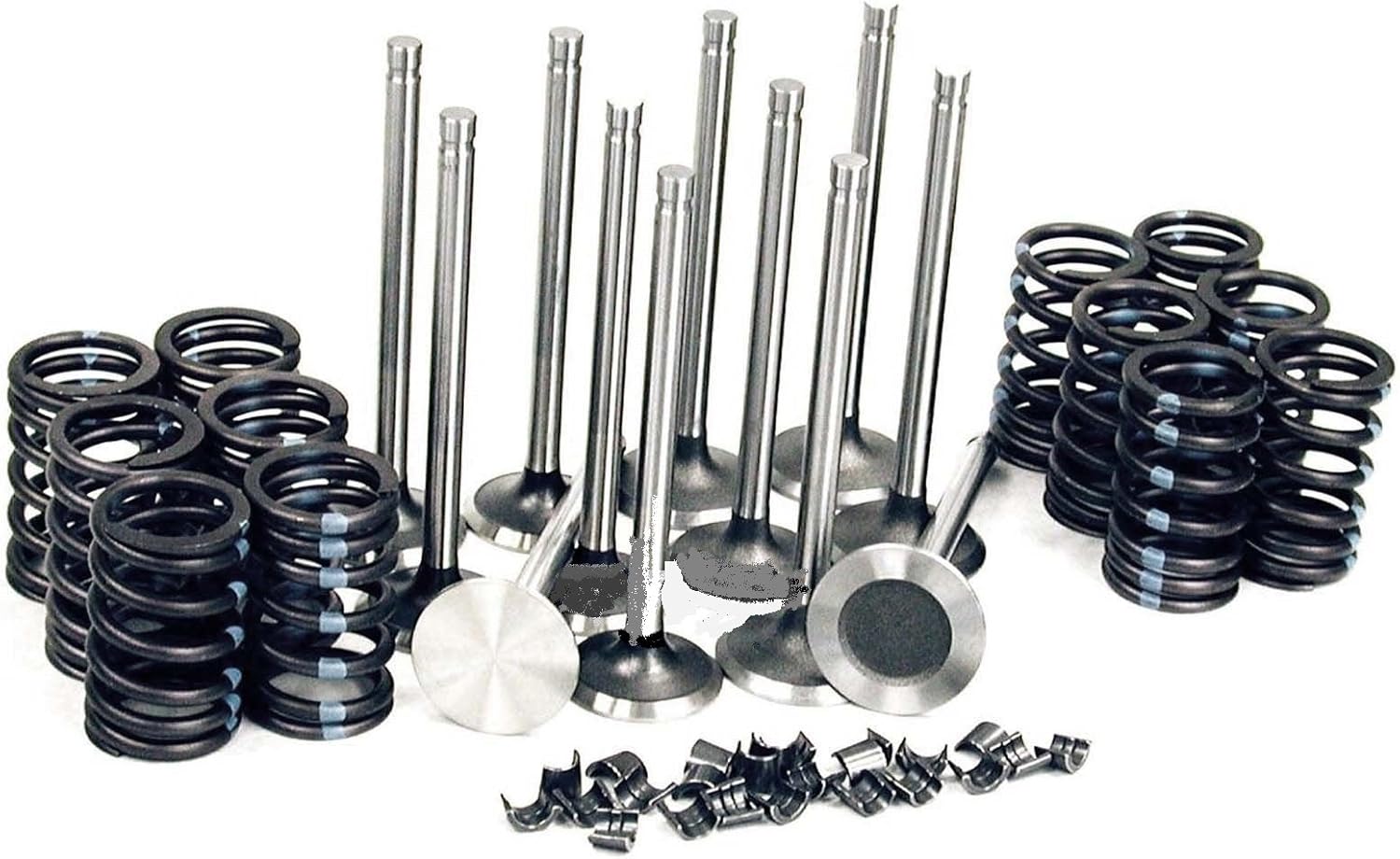 Intake & Exhaust Valves & Springs compatible with Ford 223 6 Cylinder