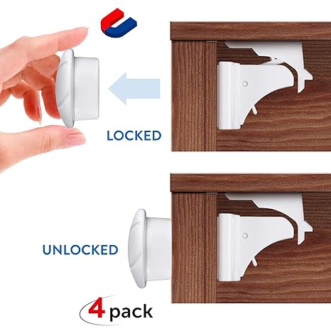 Tatkraft Secret Set Of 4 Magnetic Self Adhesive Drawer Cabinet