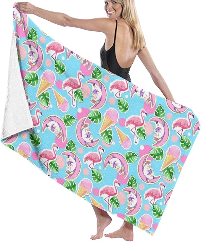 Kidhome Microfiber Beach Towels, Beach Style7254 Pool