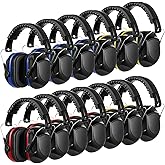 Amylove 12 Pcs Kids Ear Protection Noise Cancelling Headphones Ear Muffs Bulk 27db Adults Shooting Earmuffs Noise Reduction Hearing Protection for Gun Range