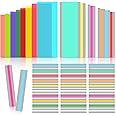 48 Pieces Guided Reading Strips with 3 Styles Highlight Bookmarks Colored Overlay Reading Tracking Rulers for Children Students Teachers Help with Dyslexia