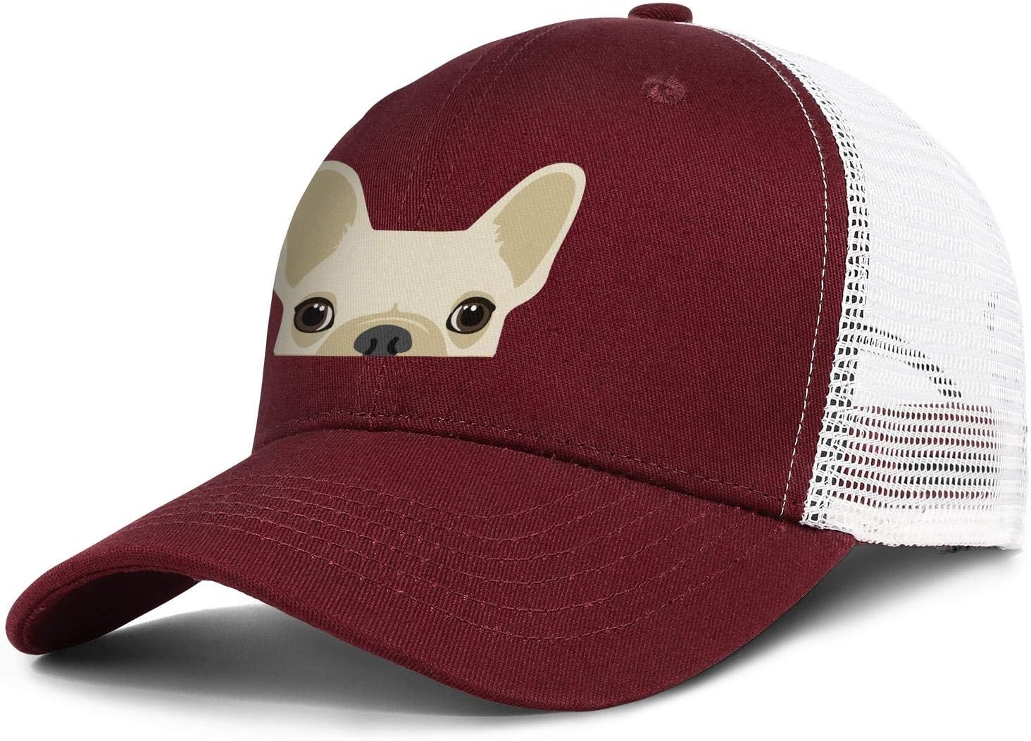 HURSUEE Gorra Unisex para Mujer, diseño de Bulldog francés, Funny