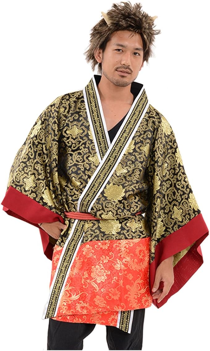 Amazon コスプレ 鬼くん ツノ付きウィッグ セット 鬼ちゃん 三太郎 節分 鬼退治 豆まき 仮装 衣装 メンズ コスプレ 仮装 通販