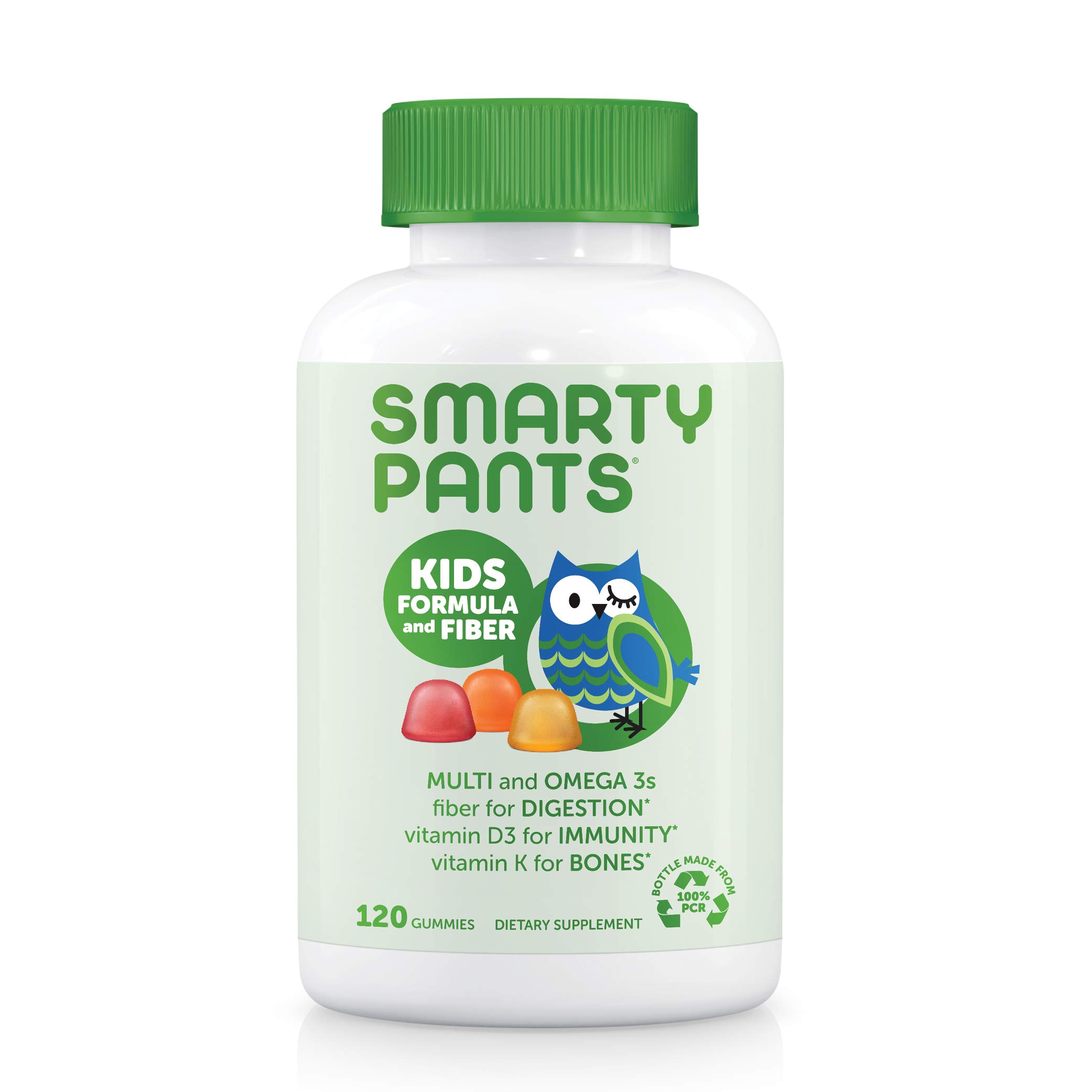 SmartyPants Kids Formula & Fiber Daily Gummy Multivitamin Fiber for