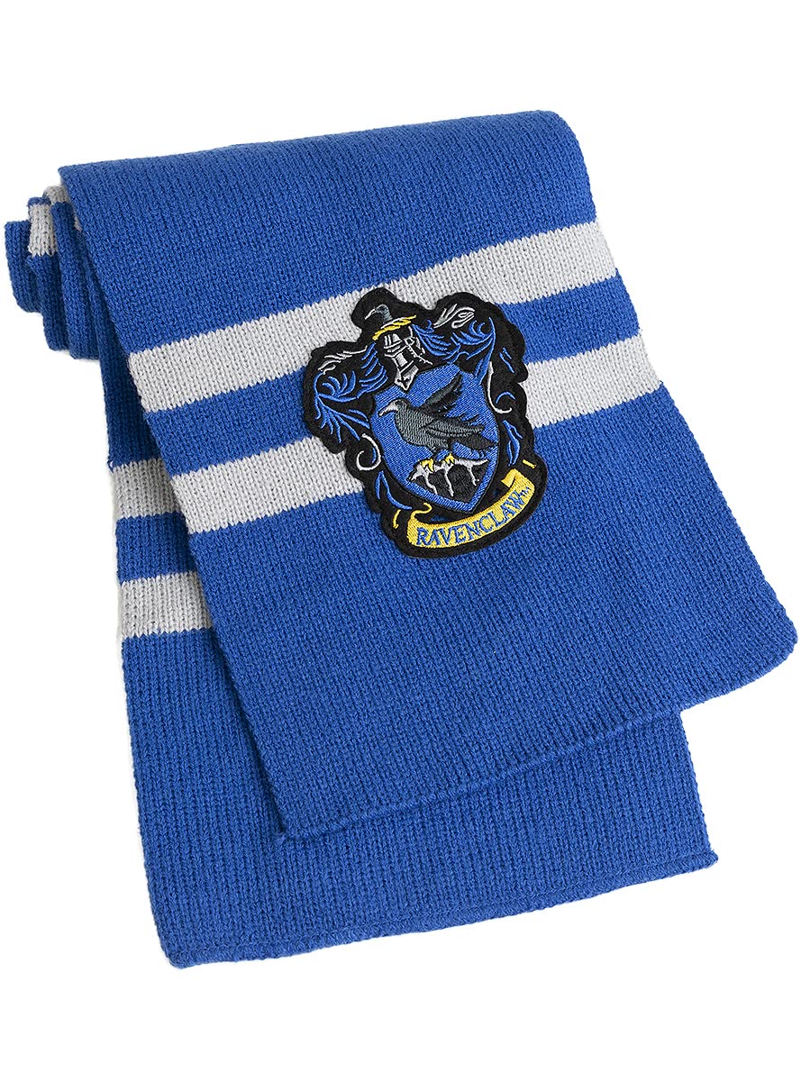 Funidelia | Ravenclaw Scarf Harry Potter 100% OFFICIAL for men and women Hogwarts, Wizards, Films & Series, costume accessory - Fun costumes for your parties