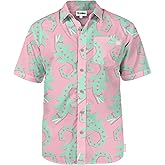 Tipsy Elves Hawaiian Shirts for Men - Casual Beach & Summer Party Shirts for Men - Stretch Fabric with Modern Fit