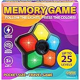 Gamie Electronic Memory Game, Handheld Game for Kids 4-12, Mind-Sharpening Brain Games for Kids and Adults, Travel Games, Vin