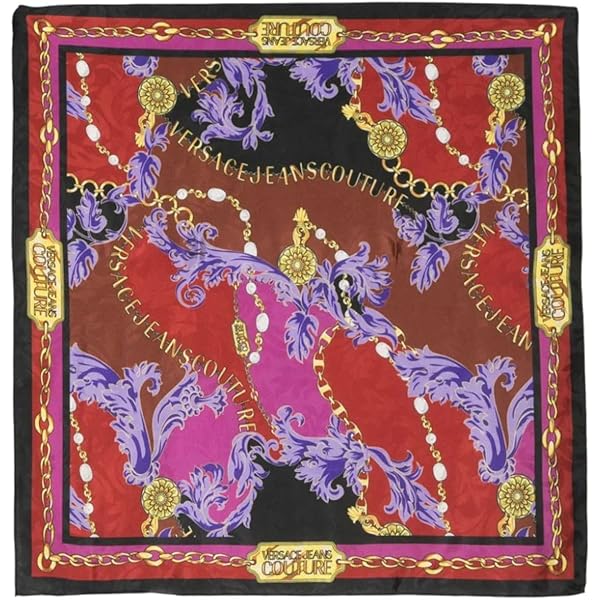 42★Y2K Archive★VERSACE★スカーフ 花柄 パンツ★28インチ Versace Jeans COUTURE Foulard con stampa V-emblem Garden