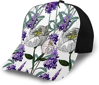lavender baseball hat