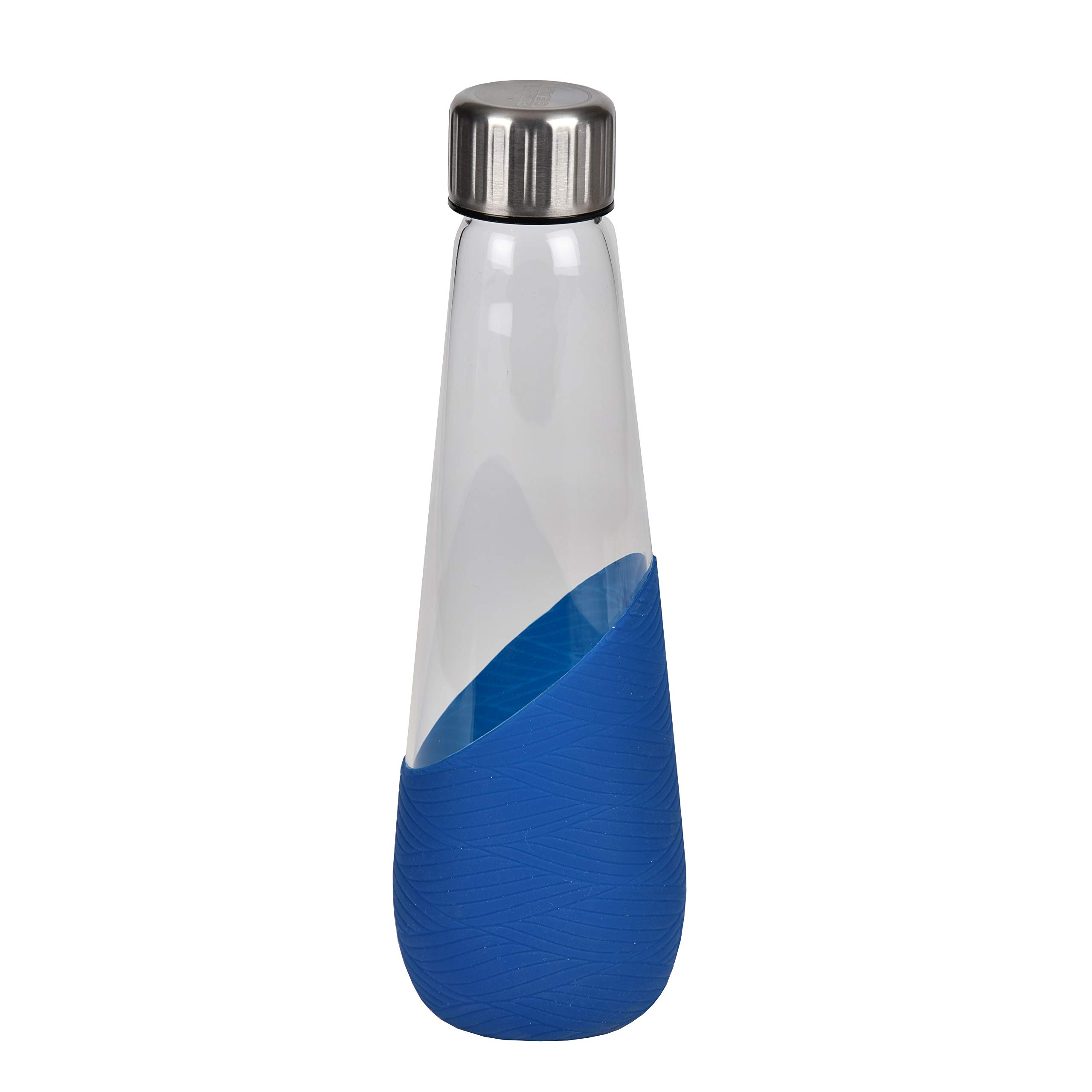 Polar Gear- Aquarius 600ml Glass & Silicone Wrap Bottle - Great for Work