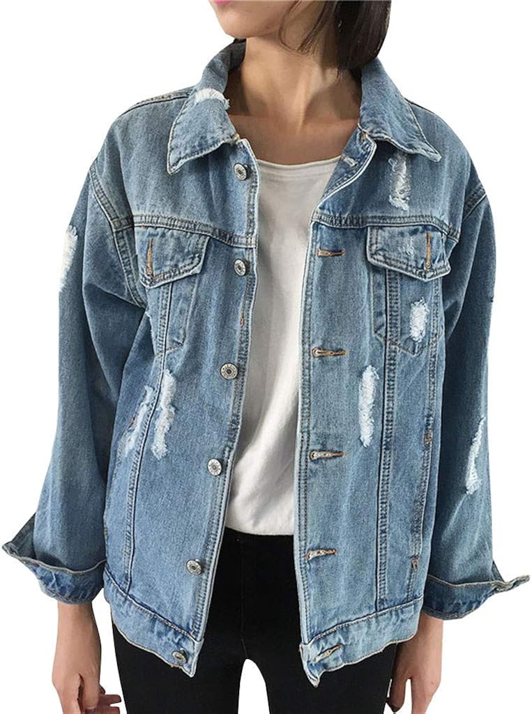 oversized vintage jean jacket
