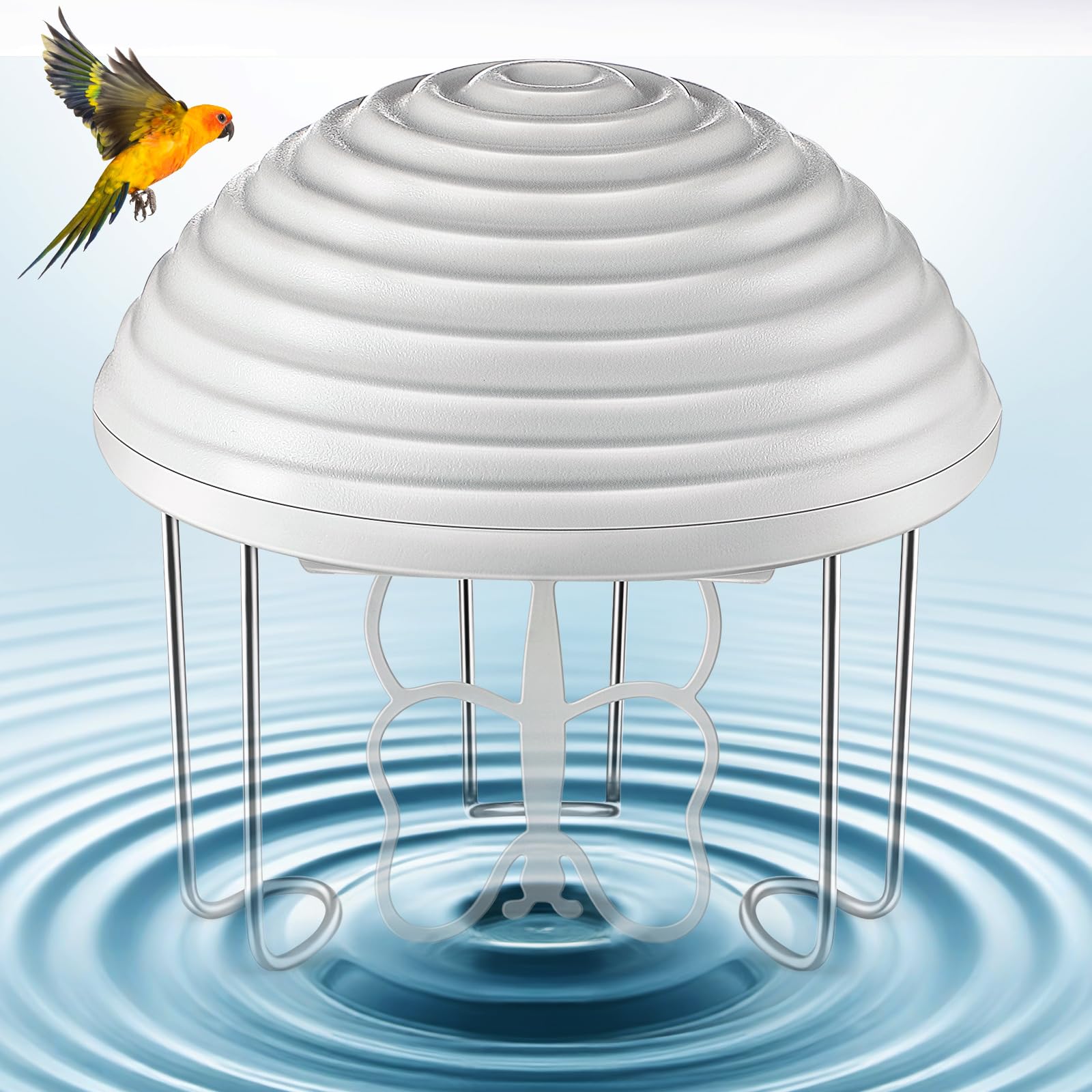 Photo 1 of Hohean Water Agitator for Bird Bath, Battery Powered Birdbath Water Circulator & Bubbler, Waterproof and Quiet, Energy Saving Bird Bathtub Mixer for Patio, Garden, Pond Decoration