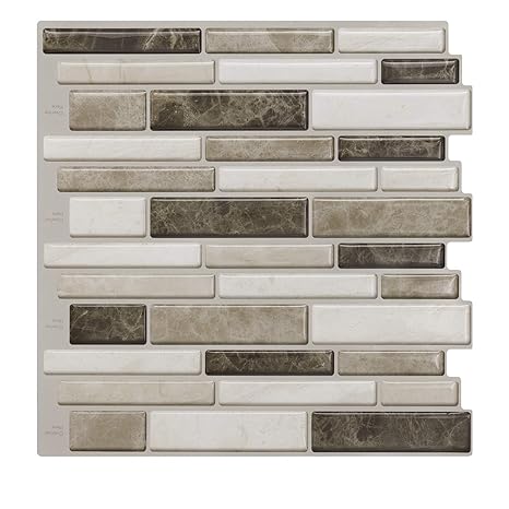 Aquamarbesque Fliesenrückwand zum Aufkleben für Küche und Bad, zum