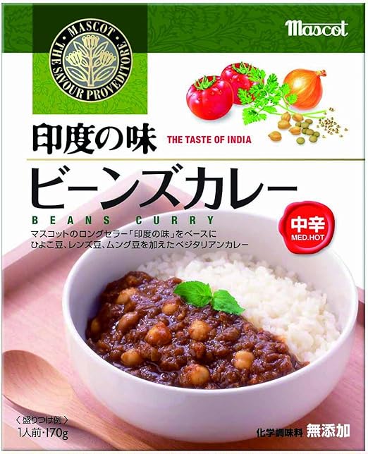 Amazon マスコット レトルト 印度の味 ビーンズカレー 170g マスコット カレー 通販