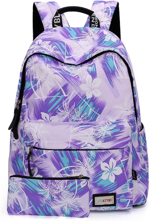 Hflove Teenage girls' Primary School Student Backpack Printing Middle School Students Backpack
