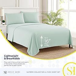 Twin Sheets - Breathable Luxury Sheets with Full