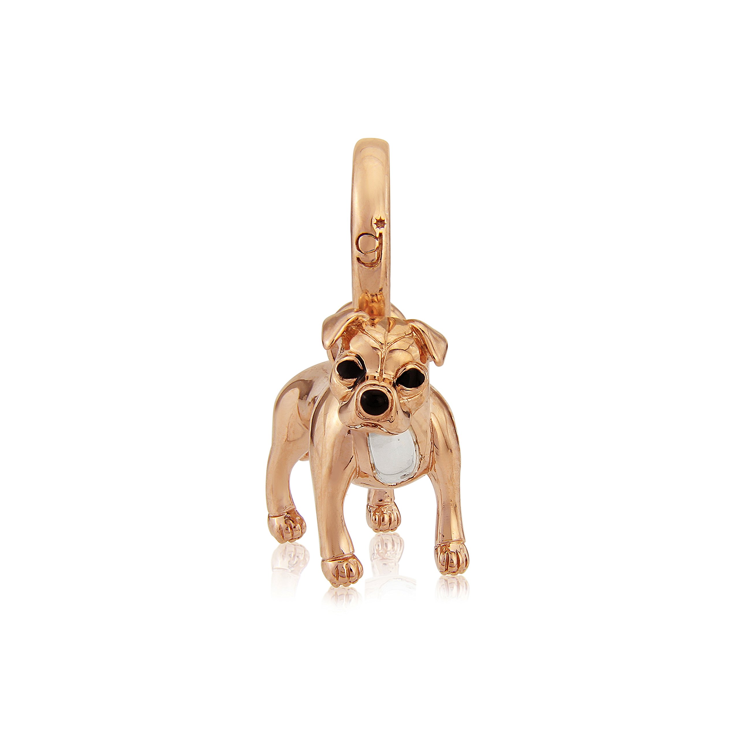 Gemma J Rose Gold Staffordshire Bull Terrier Charm