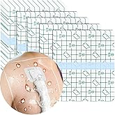 Waterproof Shower Protector Bandage 10x12 inch for Large Port Surgery Incisions Guard Tattoo Second Skin Healing Aftercare Cover Bath Patch Transparent Film Clear Adhesive Wounds Dressing (Pack of 25)