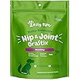 Zesty Paws OraStix for Dogs - Hip & Joint Mobility Sticks with Hemp Seed Curcumin Eggshell Membrane Taurine Support for HIPS Joints Cartilage Health Proprietary Healthy Teeth Gum Blend 25oz
