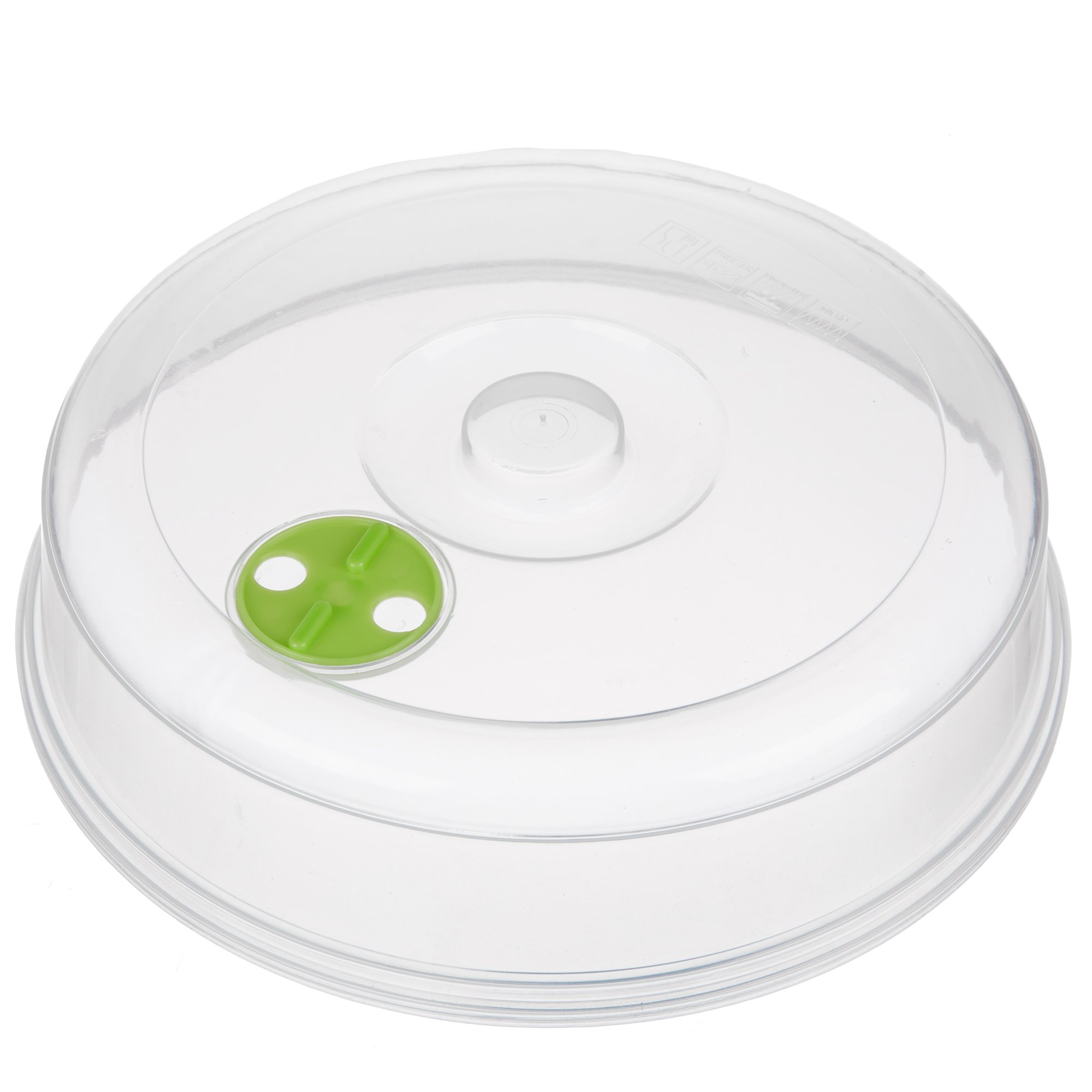 Set of 5 Microwave Plate Covers with Adjustable Steam Vents; Microwave Splatter Covers