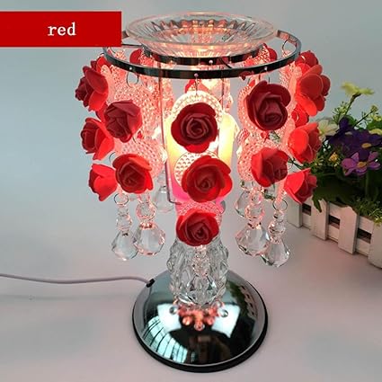 rosa lamparas aromaticas decorativas