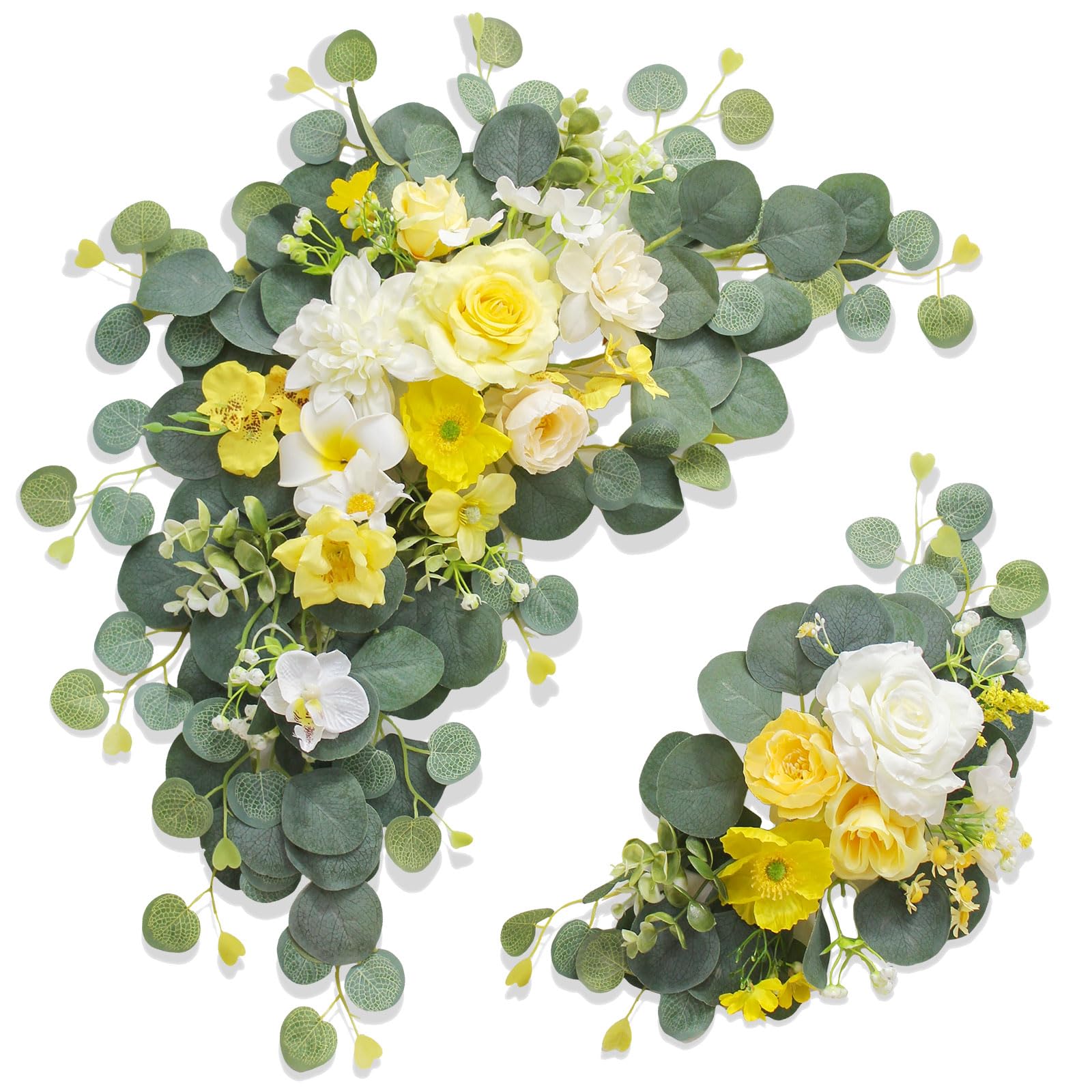 Odouzy Artificial Wedding Arch Flowers for Wedding
