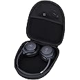 Lebakort Hard Carry Case Compatible with Anker Soundcore Life Q20 Q30 Q35 Q40 Q45 Q20+ Q20i Hybrid Active Noise Cancelling Headphones (Black Case)