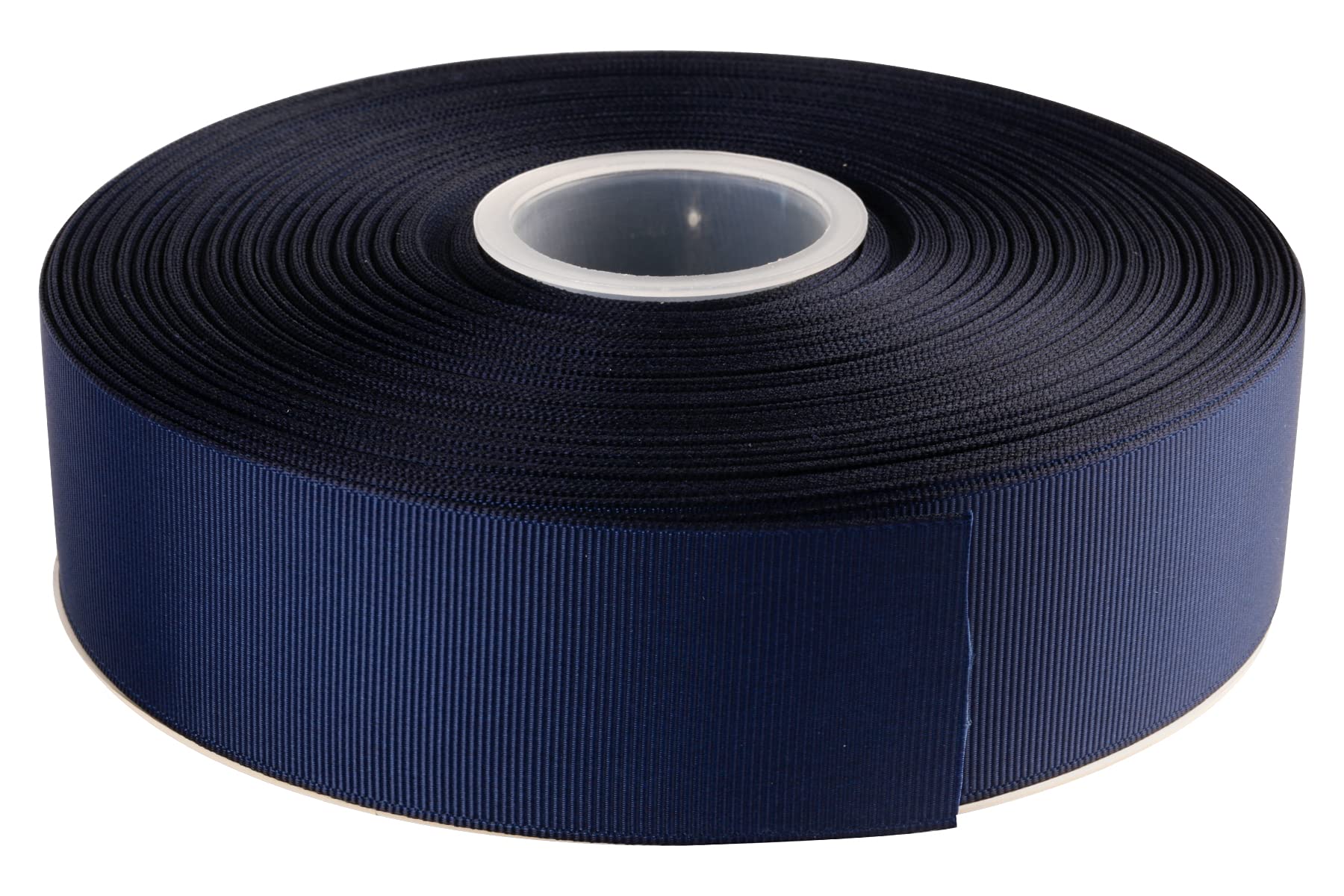 AVANAVA 38mm Wide Grosgrain Ribbon - 45 Meters, Ideal for Gift Wrapping, Hair Bows, Home Decor, Flower Arrangement (370-Navy)