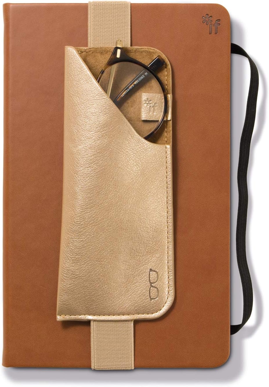 IF Bookaroo Glasses Case - Gold, 41205 - Image 4