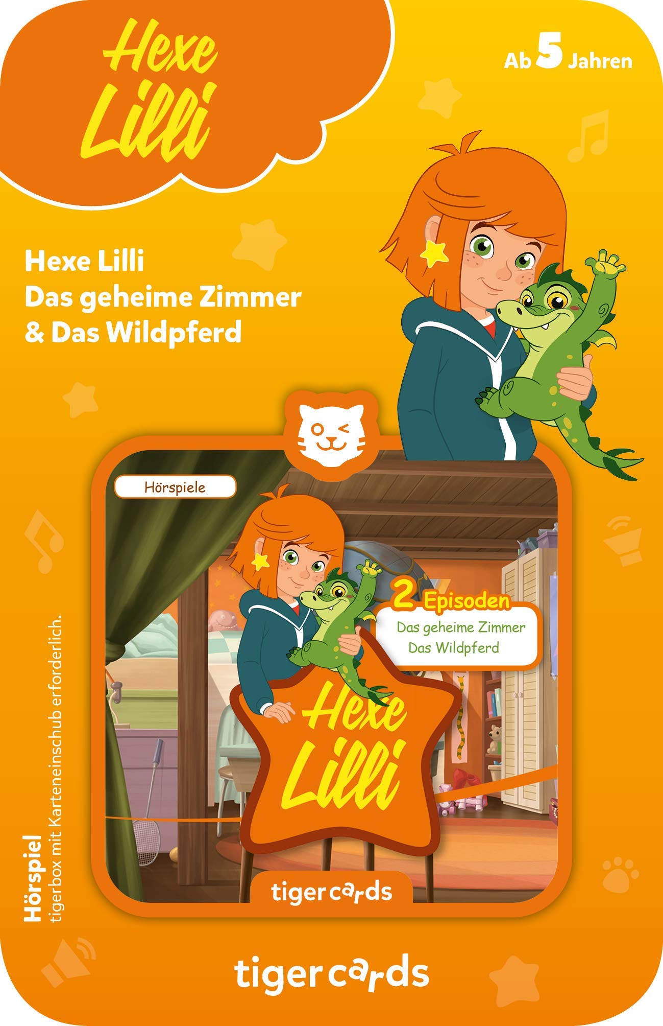 tigermedia tigercard Hexe Lilli Das geheime Zimmer Das Wildpferd Wizarberei Pferde Mädchen Geschichten tigerbox Music Box Radio Play Audio Books Music