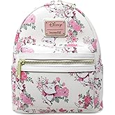 Loungefly Disney The Aristocats Marie Floral Allover-Print Mini Backpack WDBK0335