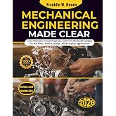 Mechanical Engineering Made Clear: Core Principles, Visual Diagrams, and Fully Worked Examples for Machines, Motion, Design, and Everyday Applications