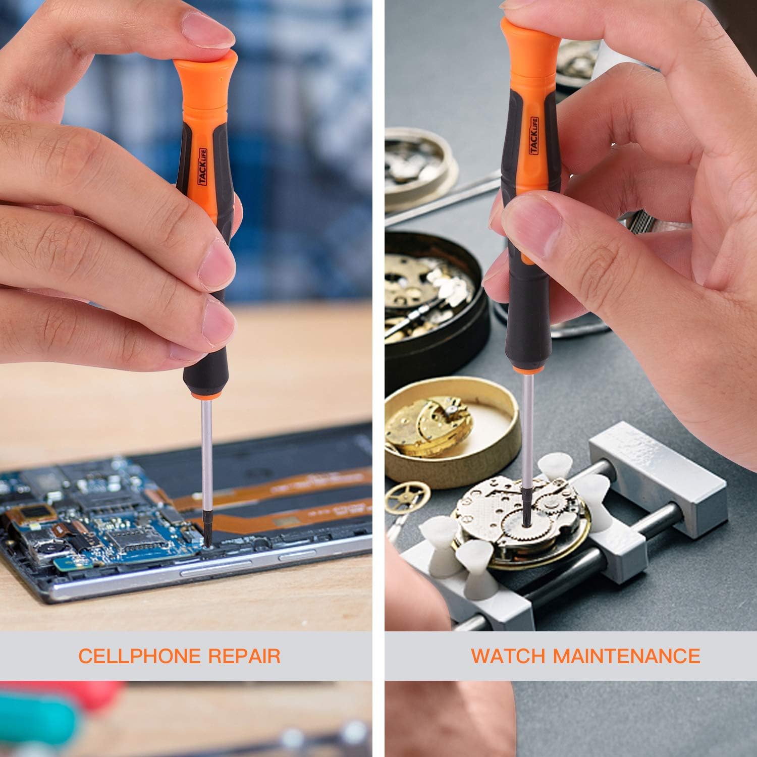 TACKLIFE Magnetic Screwdriver Set, 26PCS Professional Screwdriver Set with Case Includes Slotted/Phillips/Torx Precision Screwdrivers for Repairing Home Improvement Craft: Home Improvement