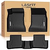 LASFIT Floor Mats for Mercedes Benz CLA 2014-2019 & GLA 2015-2020 250/45 AMG, All Weather TPE Custom Fit Car Mats for Mercedes CLA & GLA Floor Liners, 1st & 2nd Row Set, Black
