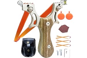 JFHH Slingshot, Hunting Sling Shot Set for Adults, Slingshots, Slingshot Toys Catapult Game, Premium Pocket-Sized Slingshot for Adults