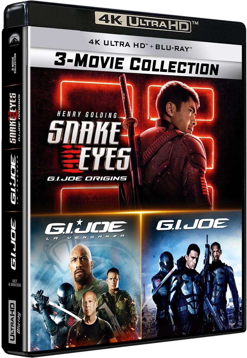 G.I. Joe - Colección 3 Películas (4K Ultra-HD) - Comic Book [Blu-ray]