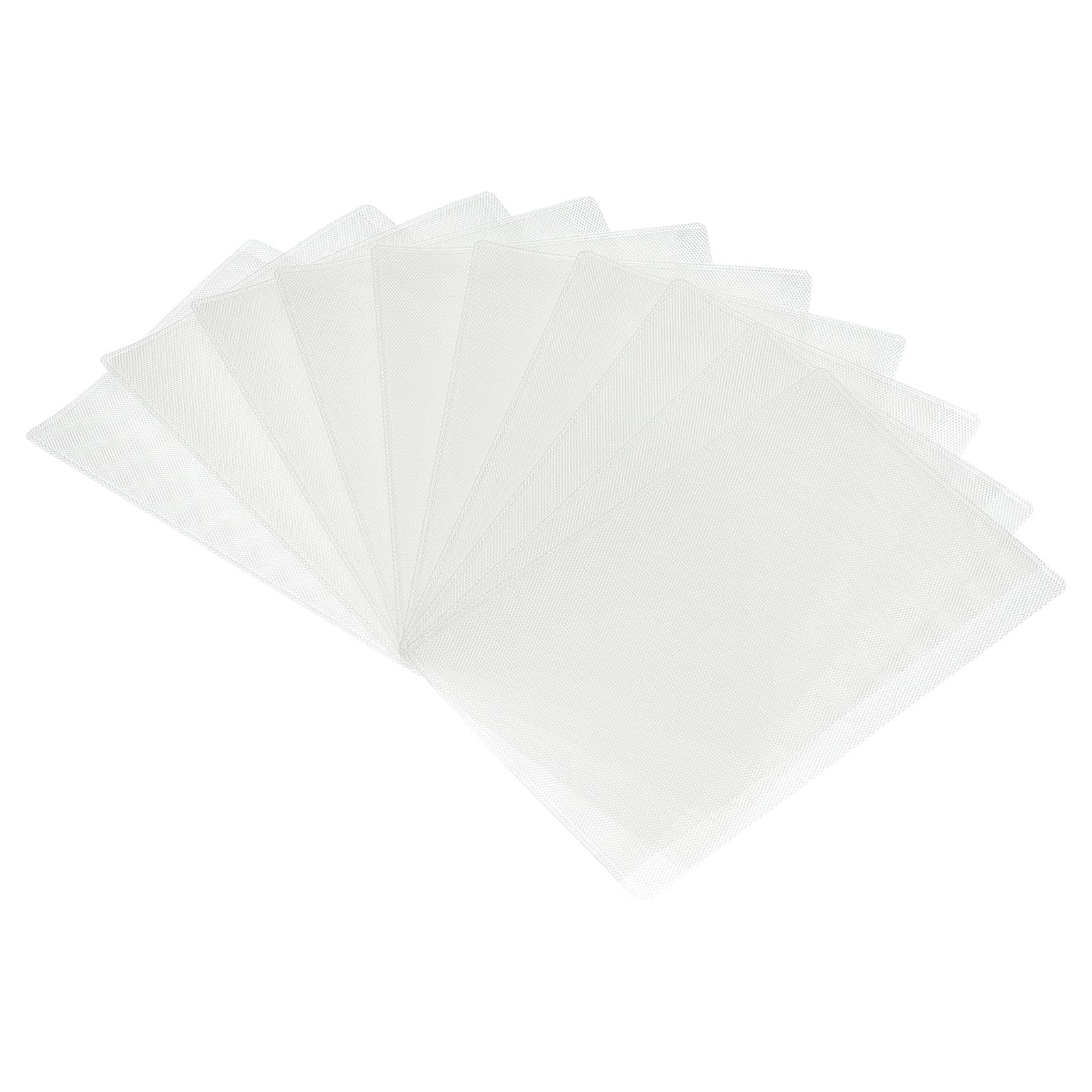 PATIKIL PVC Soft Credit Card Sleeves, 50 Pack Long Side Opening Protector Holder for ID Card Wallet, White