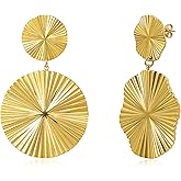 WELLIKE Butterfly Gold Earrings for Women Hypoallergenic Dangle and Studs Styles Earrings Elegant Gold Jewelry Women Gifts