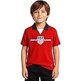 Icon Sports Officially Licensed US Soccer Federation Game Day Shirt - Unisex Kids