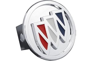 Au-TOMOTIVE GOLD Tri-Color Class III Trailer Hitch Plug for Buick (Chrome on Mirrored)