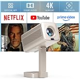 [Officially-Licensed APP &amp; 3500 ANSI] Mini Projector with WiFi and Bluetooth, VOPLLS Smart Portable Outdoor Projector 4K Support with TOF Real-Time Focus, Native 1080P Movie Projector
