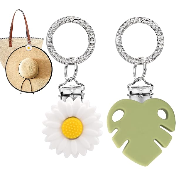 5396 2pcs Travel Hat Clip Buckles- Multi-functional Buckles Daisy 1set 24sets Brass Baseball Hat Cap Buckle Strap Clasp Clip  main image 4