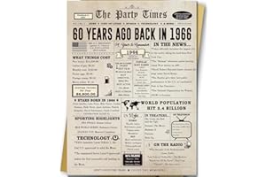 Huameigf Giant 60th Birthday Card Gift for Women Men, Hilarious 60 Years Old Birthday Gift for Husband Wife, Large 60 Bday Party Decorations for Friends Family, Big 60 Birthday Card for Mom Dad