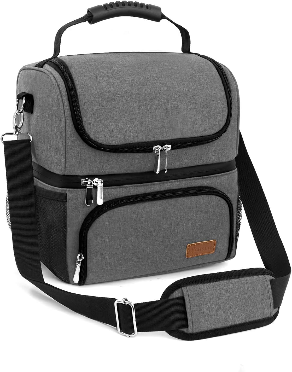 Lunch Bags for Women Men Work School 2 Compartments Large